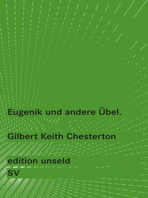 cover image of Eugenik und andere Übel